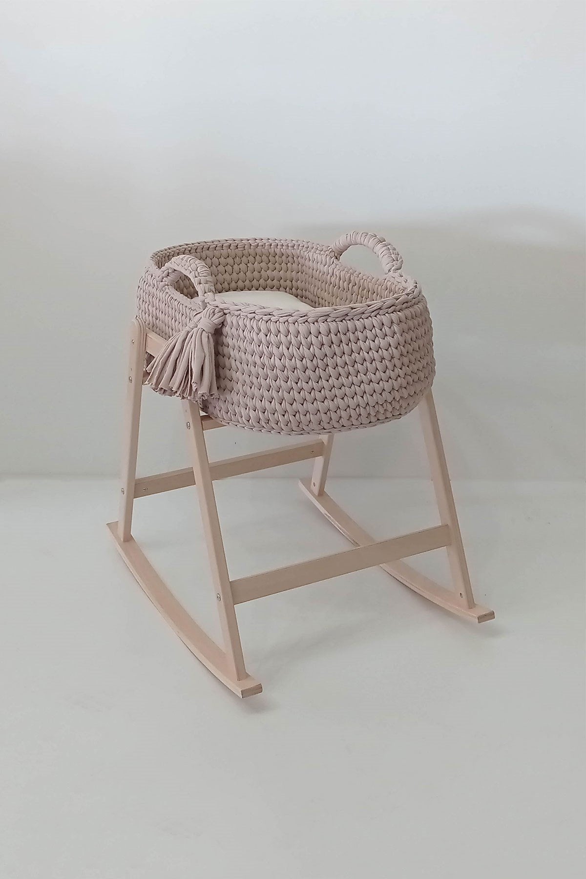 BabyTraum: NaturSchaukelwiege Beige - PureBaby