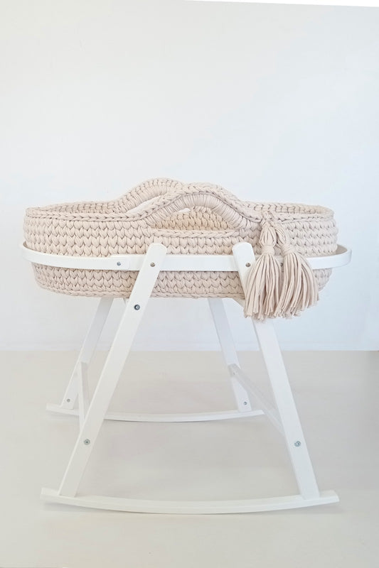 BabyTraum: NaturSchaukelwiege Beige